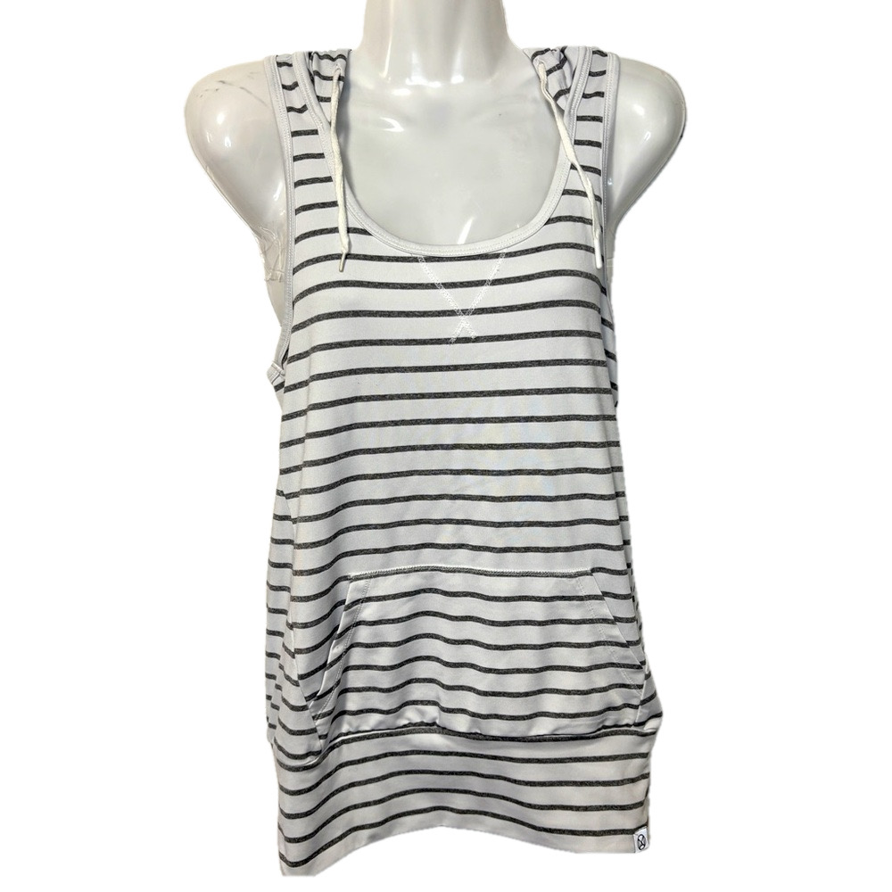Move by Ardene Women's Striped Hoodie Tank Top. Size xs
